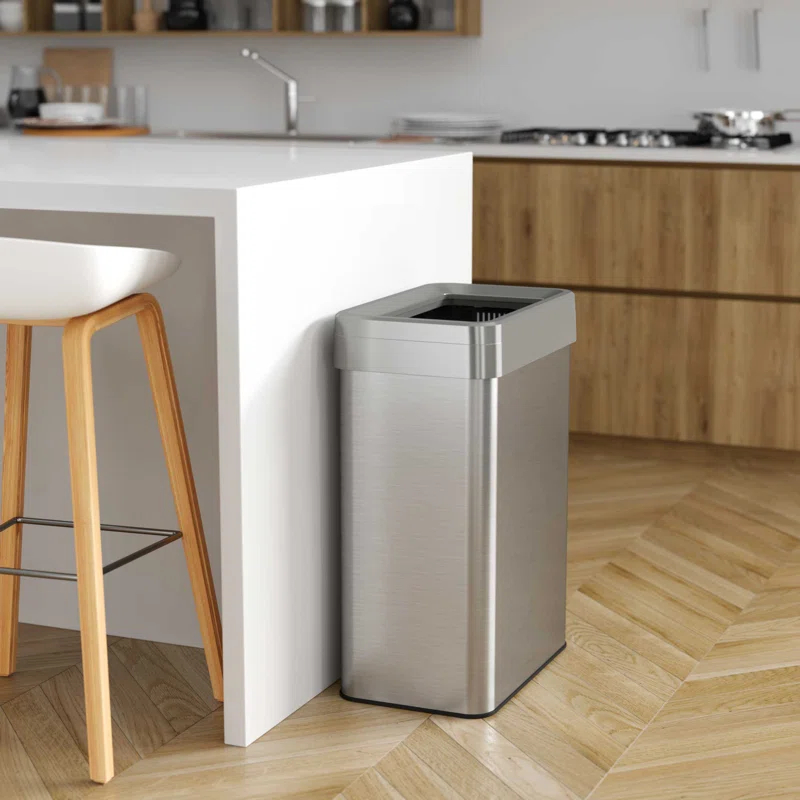 Deodorizer Stainless Steel Trash Can