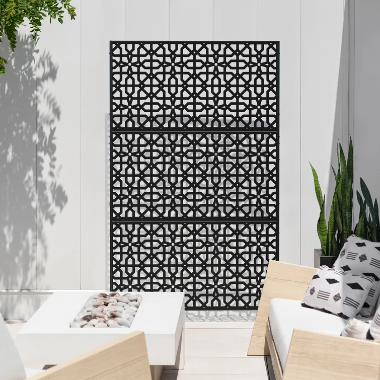 Veradek 6 ft. H x 4 ft. W Plastic Privacy Screen Panel Pattern