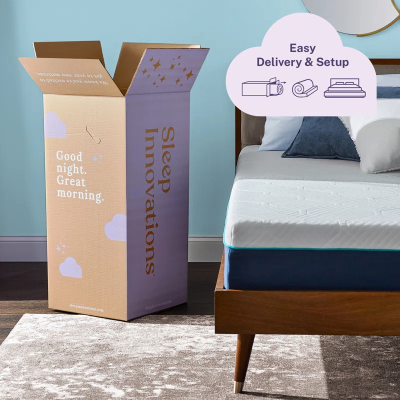 Sleep Innovations Shiloh 12" Medium Hybrid Mattress