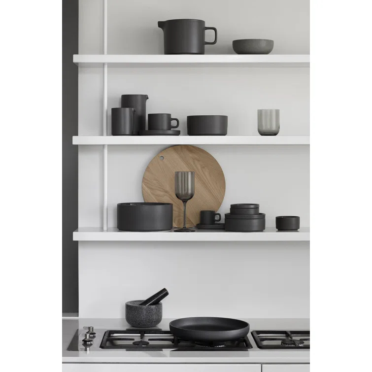 PILAR Stoneware 8" Dessert Plate (Set of 4)