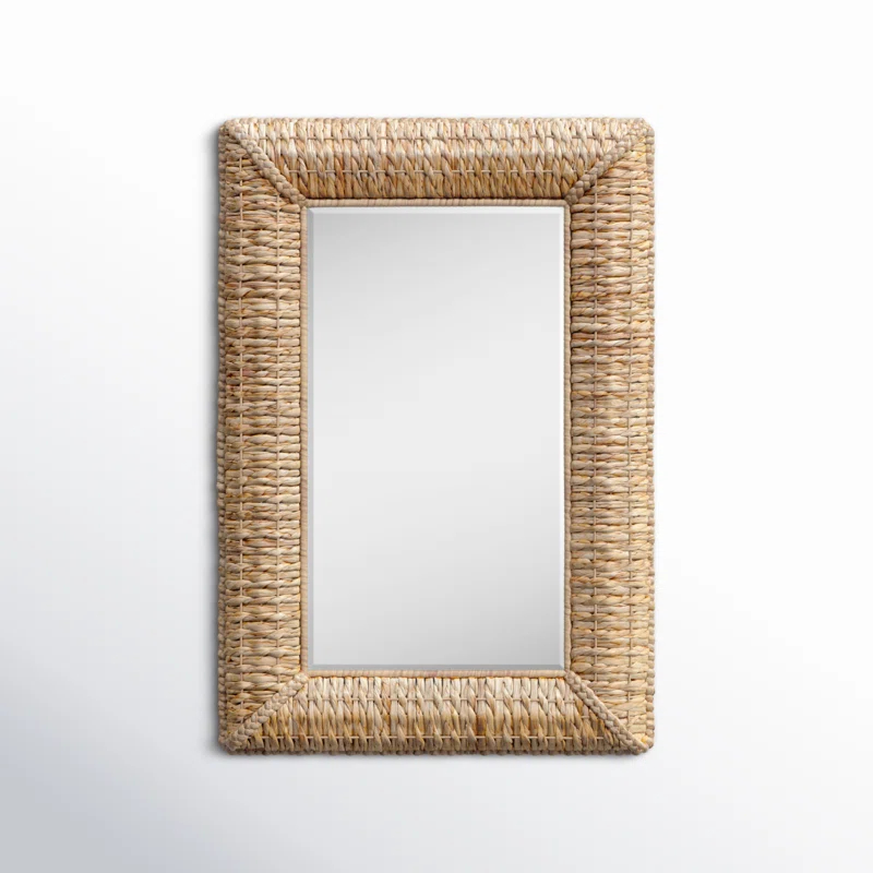 Birch Lane™ Janie Seagrass Rectangle Mirror