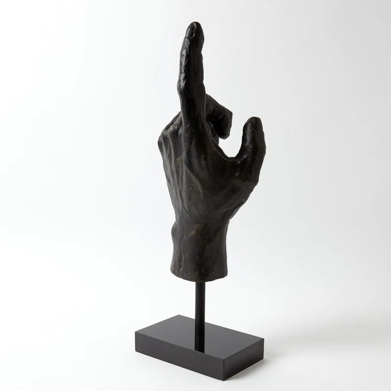 Global Views Hand Sculpture-Upward Hand