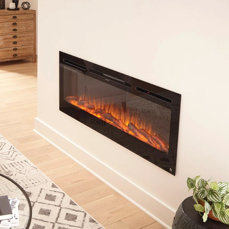 Touchstone The Sideline Electric Fireplace for Recessed or Wall Mount Installation