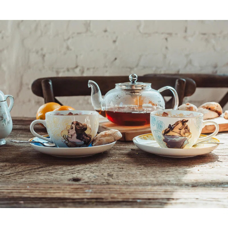 Silver Buffalo Bone China Teacup