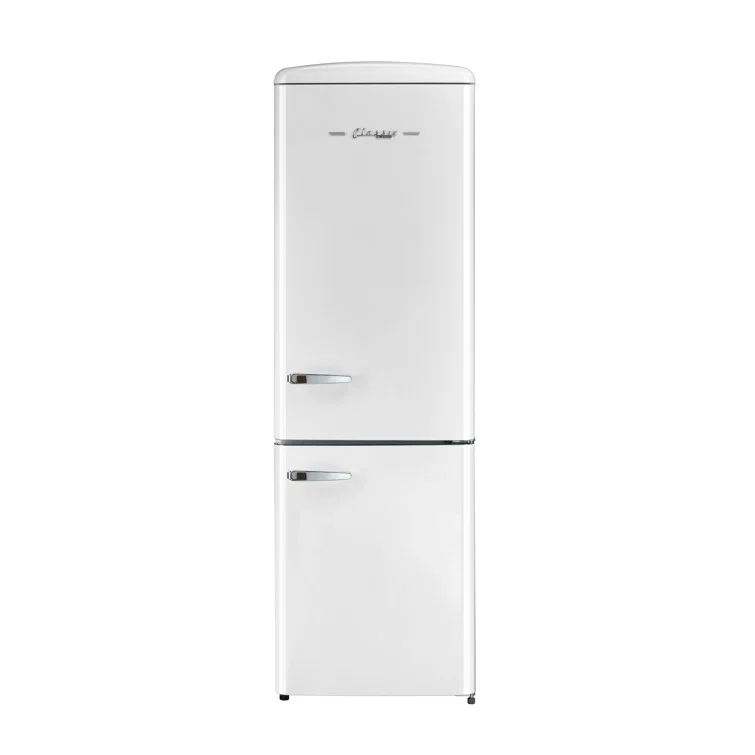 Unique Appliances Classic Retro 23.6" Frost-Free 11.7 cu. ft. Energy Star Certified Bottom Freezer Refrigerator UGP-330L W AC