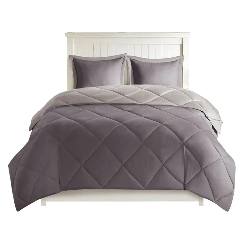 Madison Park Essentials 3M Scotchgard Reversible Down Alt Comforter Set