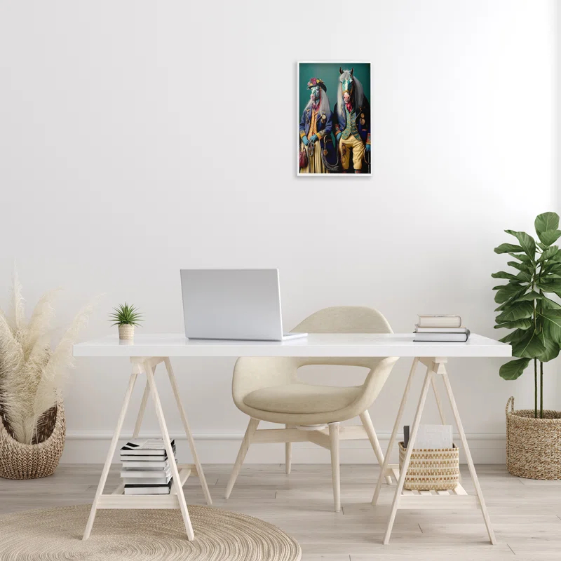 Stupell Industries Old Fashioned Horses Giclee Art by Sasha