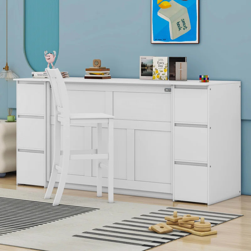 Cosmic Murphy Bed with Drawers, Cabinets and USB Ports