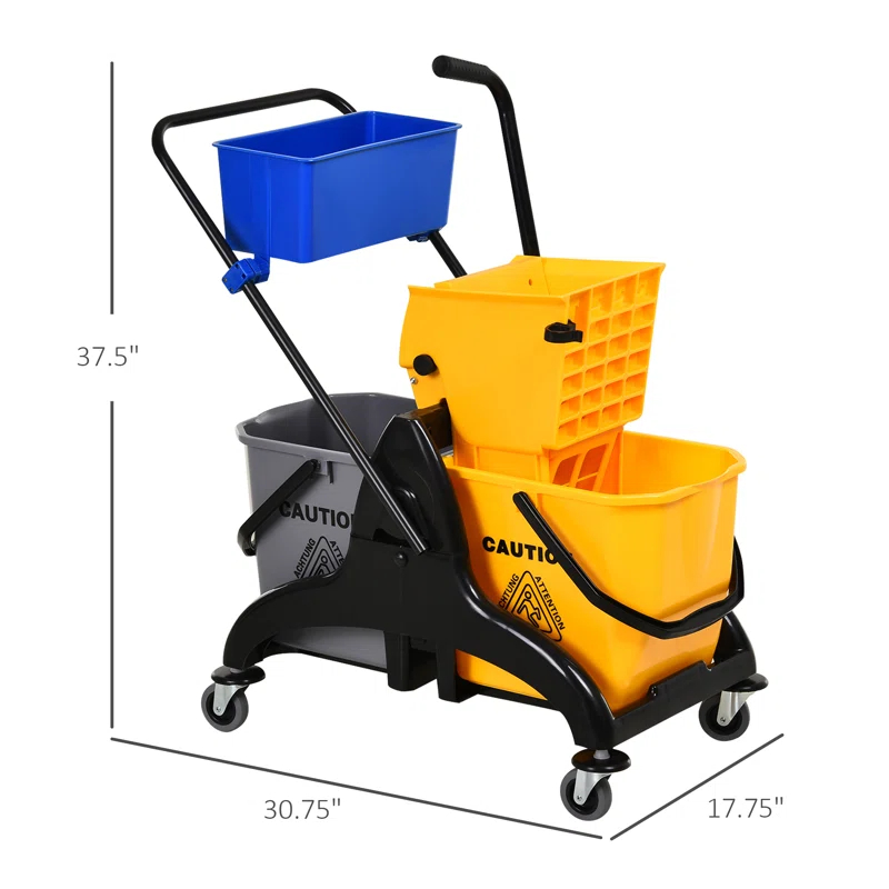 HomCom Mop Bucket Set