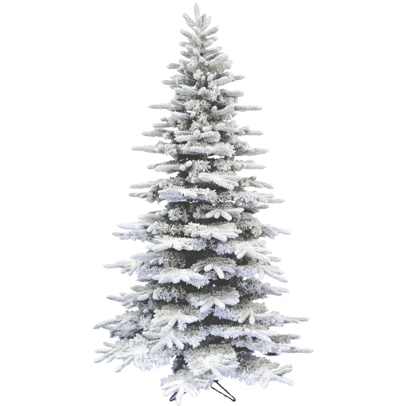 Fraser Hill Farm Fraser Hill Farm Unlit Snow Flocked Pine Valley Flocked Christmas Tree