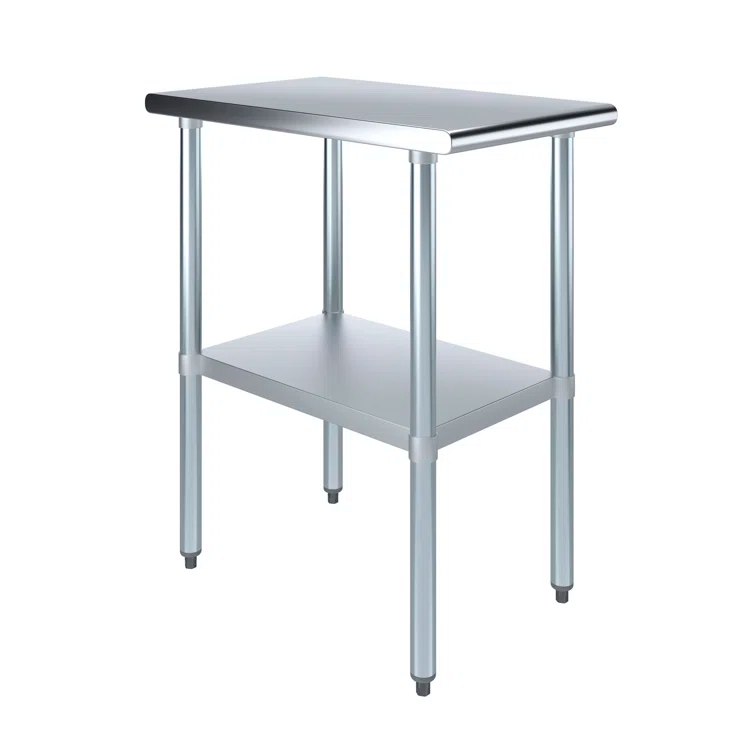 Amgood Stainless Steel Top Workbench