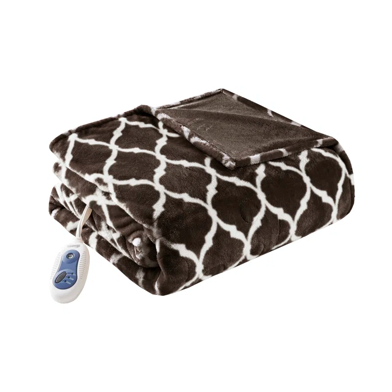 Beautyrest Beautyrest Heated Ogee Oversized Throw