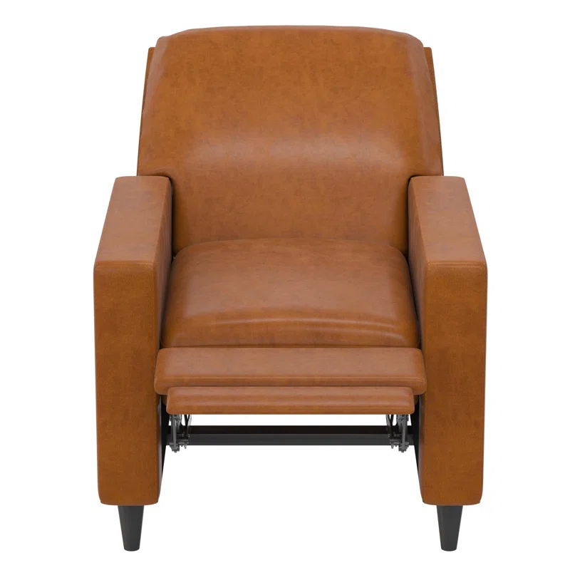 Novogratz Lana 30.5" Wide Faux Leather Pushback Recliner