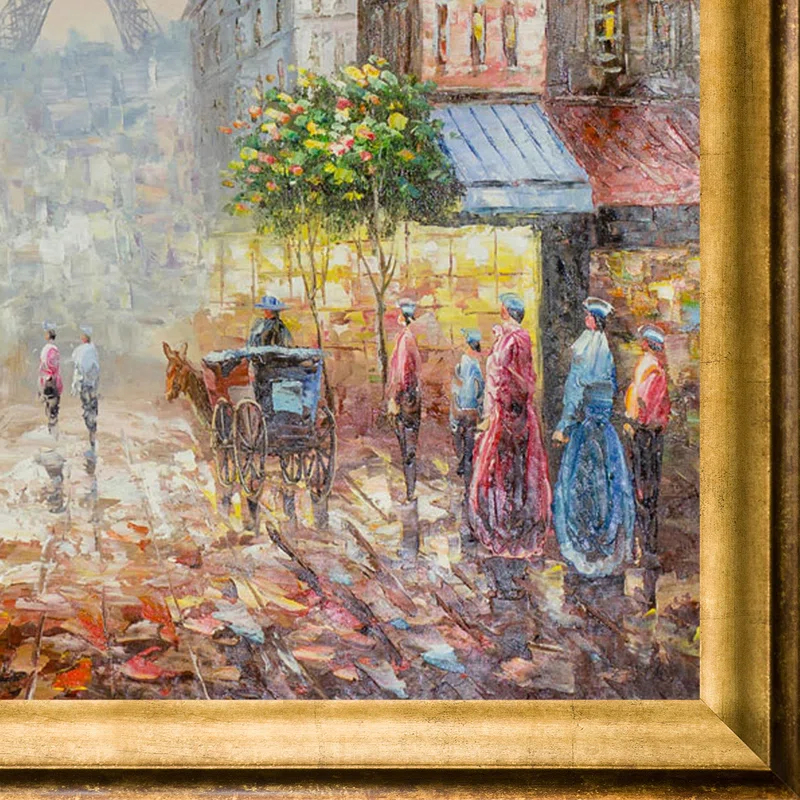 Tori Home " Evening View Of The Eiffel Tower " by Unknown Artists