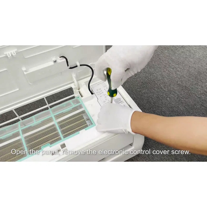 BHI BHI 12000 BTU Wi-Fi Connected Ductless Mini Split Air Conditioner for 600 Square Feet with Heater and Remote Included