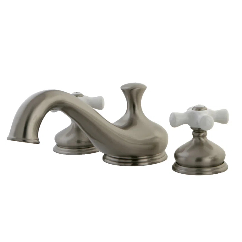 Kingston Brass Kingston Brass Heritage Two-Handle 3-Hole Deck Mount Roman Tub Faucet KS3332PX