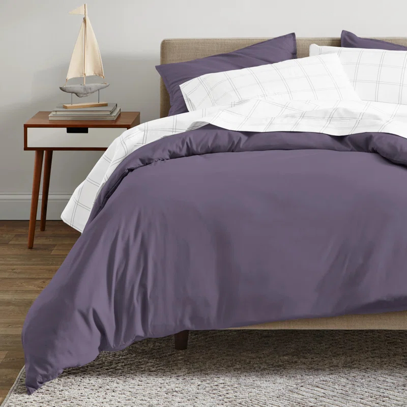 400 Thread Count Organic Cotton Sateen Duvet Cover Set