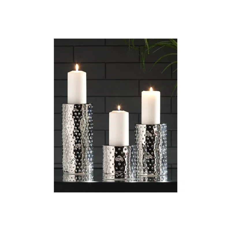 Everly Quinn 14.63'' H Ceramic Tabletop Candle Accessories