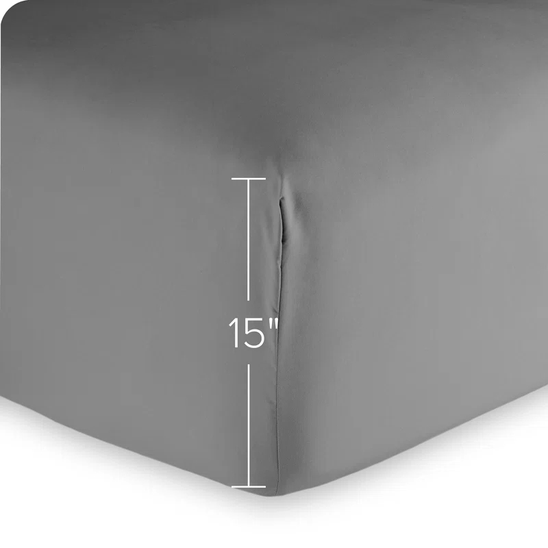 Bare Home Dual Pocket Fitted Sheet