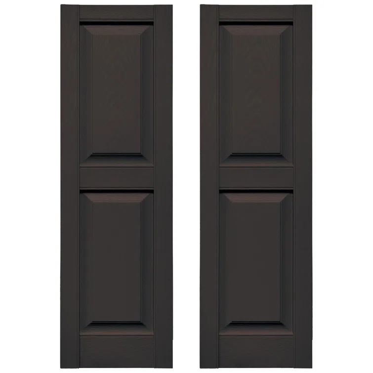 Builders Edge Raised Panel Shutters
