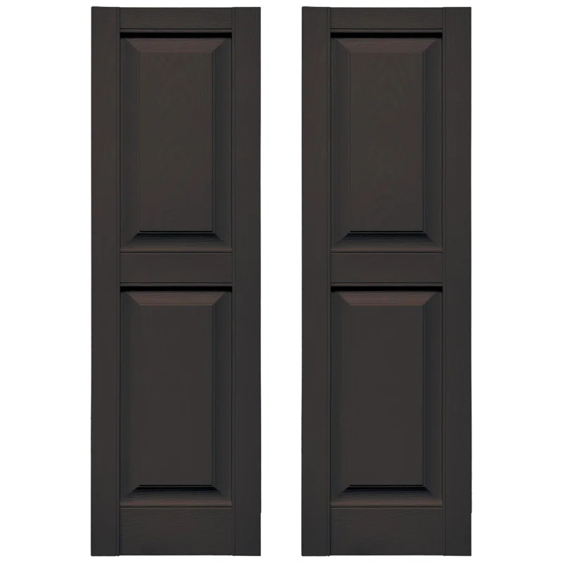 Builders Edge Raised Panel Shutters