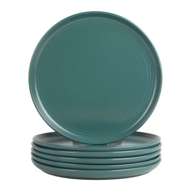 Ten Strawberry Street Double Line 10.5" Dinner Plate (Set of 6)