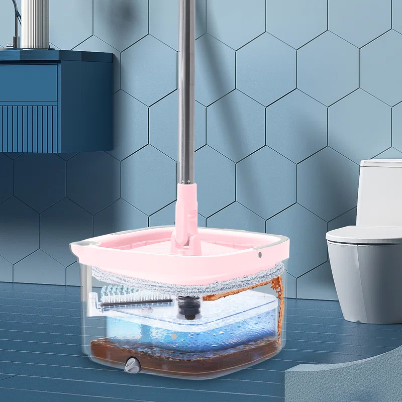True & Tidy True & Tidy Trueclean Mop & Bucket System, Rose