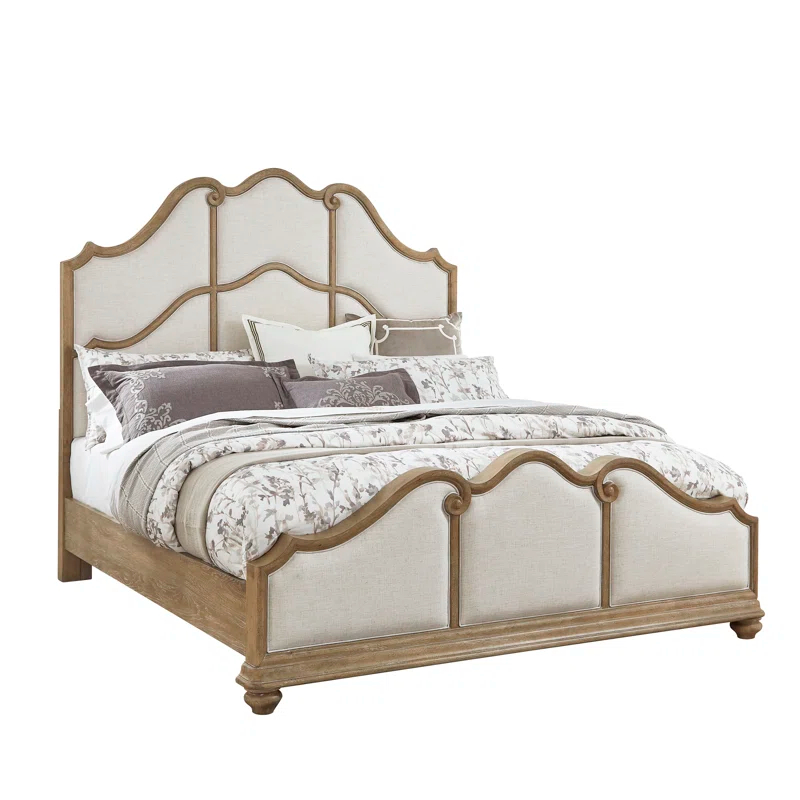 Pulaski Furniture Weston Hills Scrollwork Upholstered Bed
