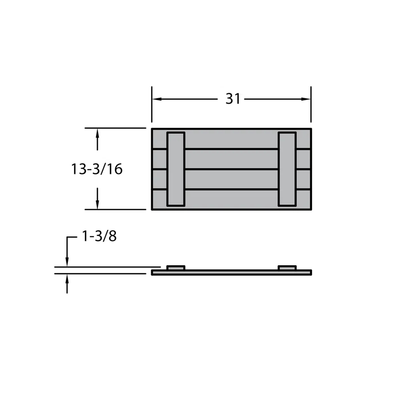 Highwood USA 13.2'' Board & Batten Shutters (Set of 2)
