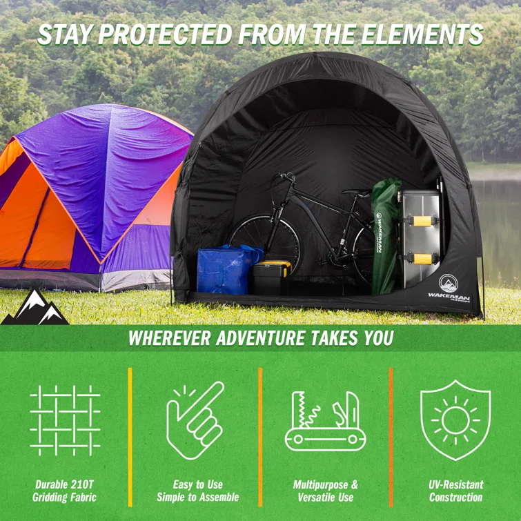 wakeman Wakeman Outdoors Bike Storage Shed /Bike Storage Tent