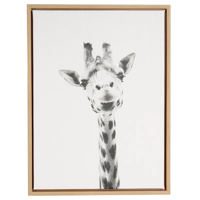 " Giraffe Portrait " by Simon Te