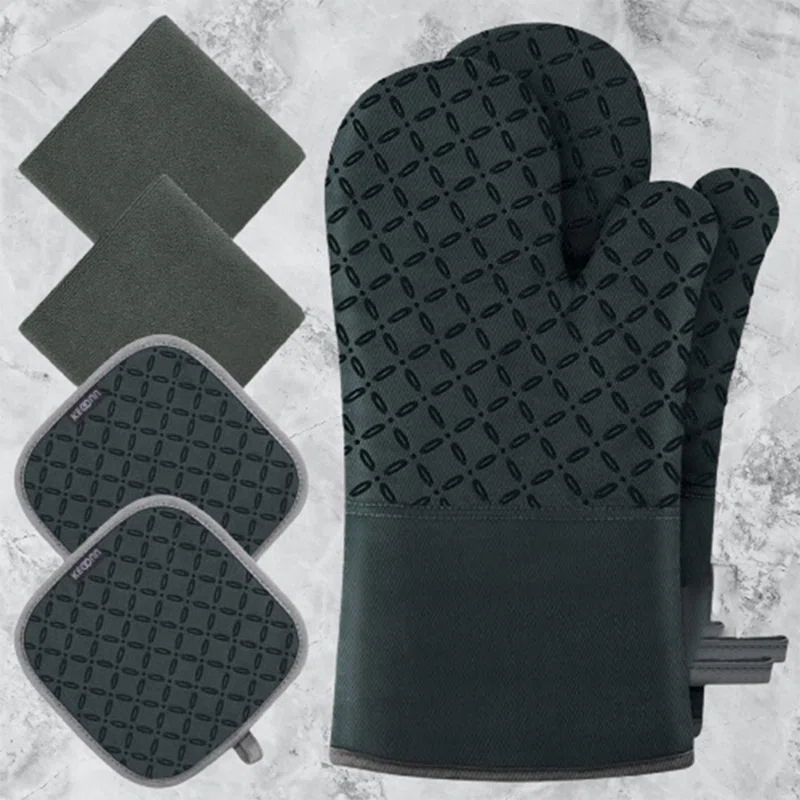 PRIMICOL Kitchen Oven Mitts and Pot Holders(6-piece set)