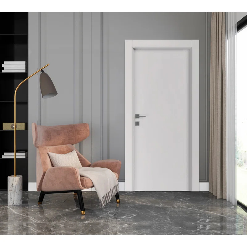 Belldinni Flush  Primed Paneled Manufactured Wood Interior Door Slab