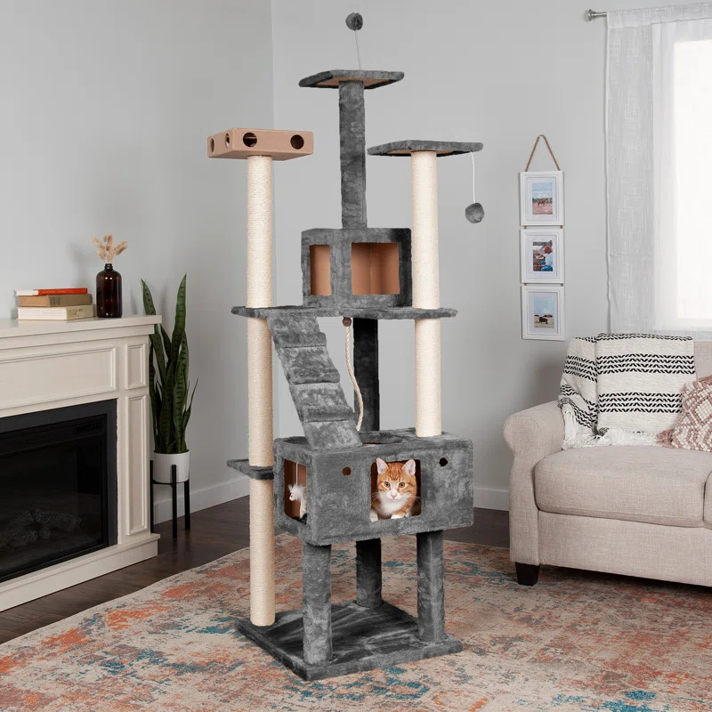 FurHaven Tiger Tough 69.3'' H Cat Tree