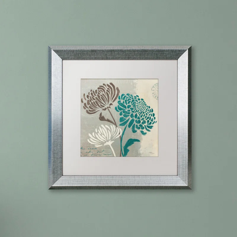 Trademark Fine Art " Chrysanthemums II " by Wellington Studio