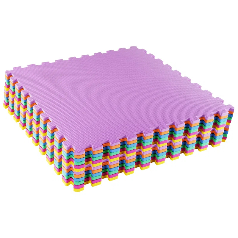 BalanceFrom Fitness Balancefrom Fitness 48 Sq Ft Interlocking EVA Foam Exercise Mat Tiles