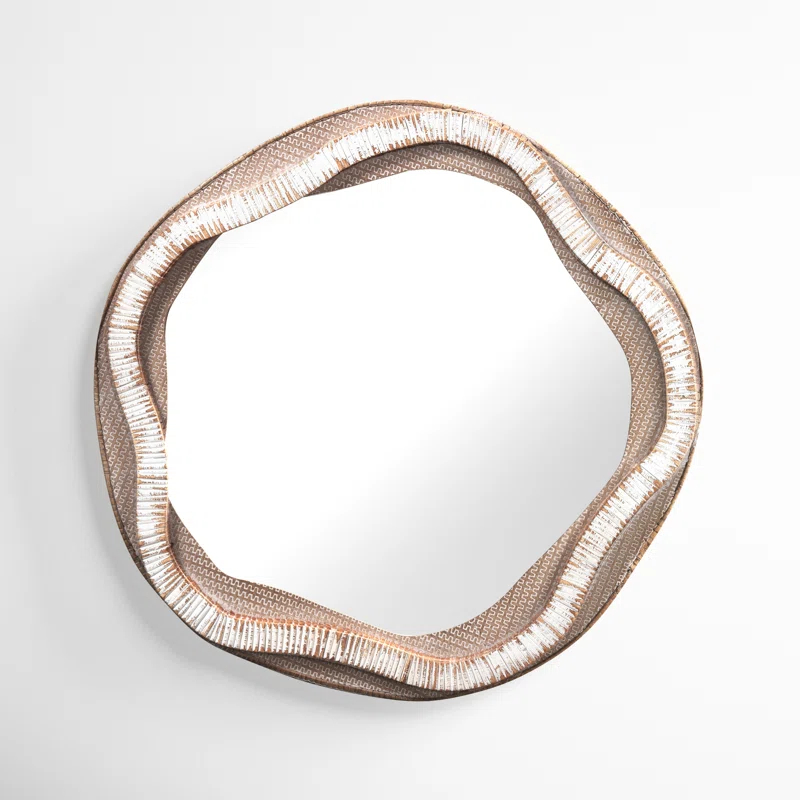Joss & Main Janis Engineered Wood Flat Wall Mirror
