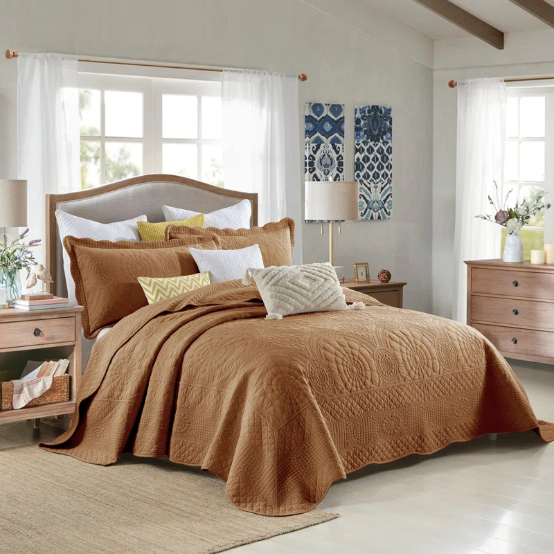 MarCielo Tfshasta Cotton Twill Patchwork Quilt Set