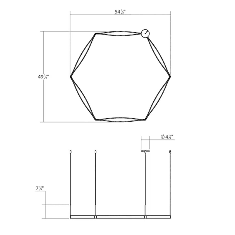Ola 6 - Light LED Unique/Statement Pendant