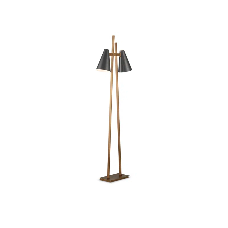 Currey & Company Duet Floor Lamp