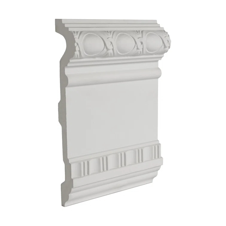 Architectural Products by Outwater L.L.C. 1-3/4 in x 9-3/8 in x 6 in Long Decorative Polyurethane Panel Molding Sample