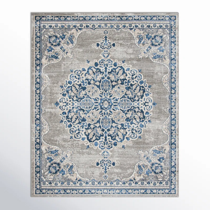 Kelly Clarkson Home Carlisle Light Gray/Blue Rug