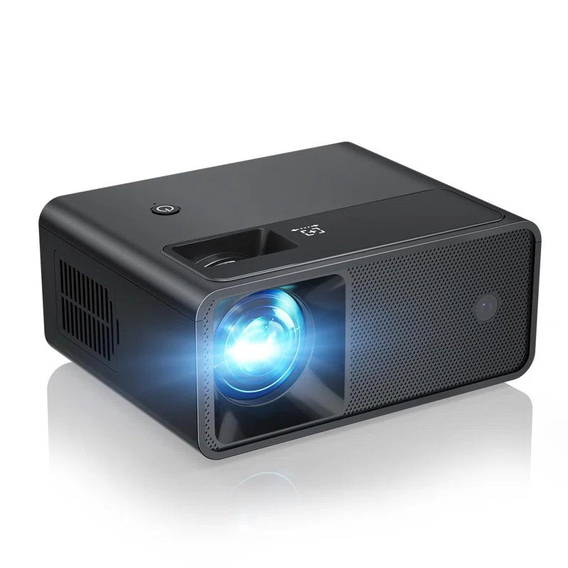 BEACHWATER POOL & SPA, LLC Mini Projector, 2025 Upgraded Full HD 1080P Support Video Projector, Portable Small Movie Projector, Compatible With Ios/Android/Windows/TV Stick/Box/USB/HDMI