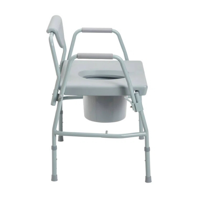 Drive Medical Bariatric Drop Arm Bedside Commode Chair 11135-1