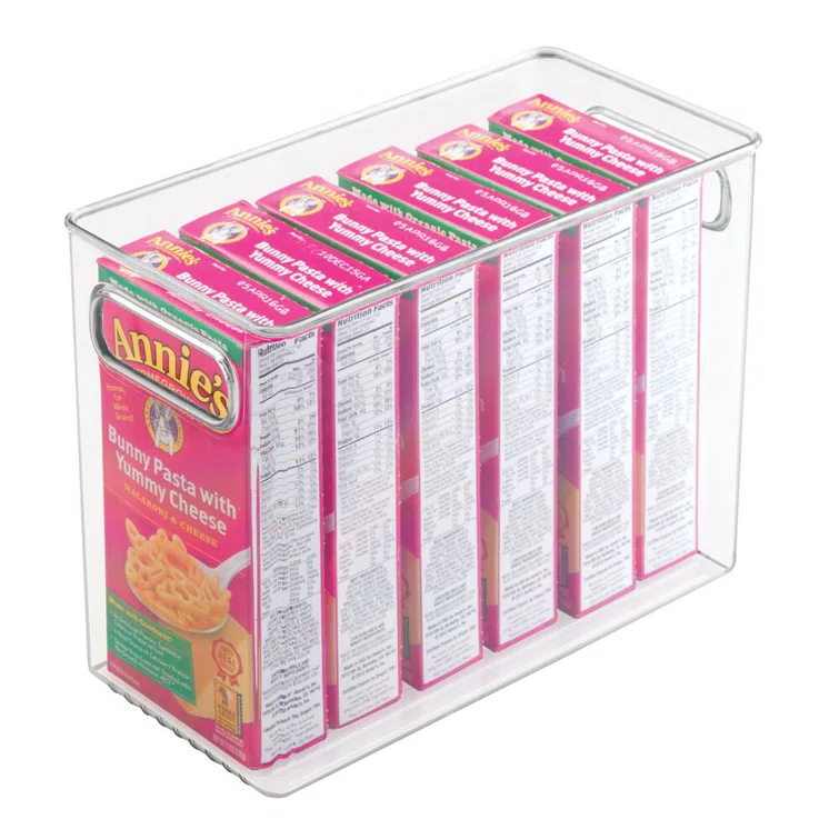 mDesign Kitchen Storage Plastic Bin Set