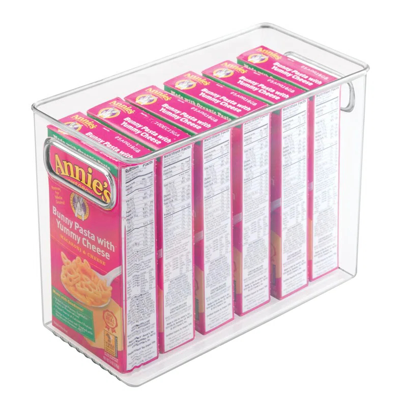 mDesign Kitchen Storage Plastic Bin Set