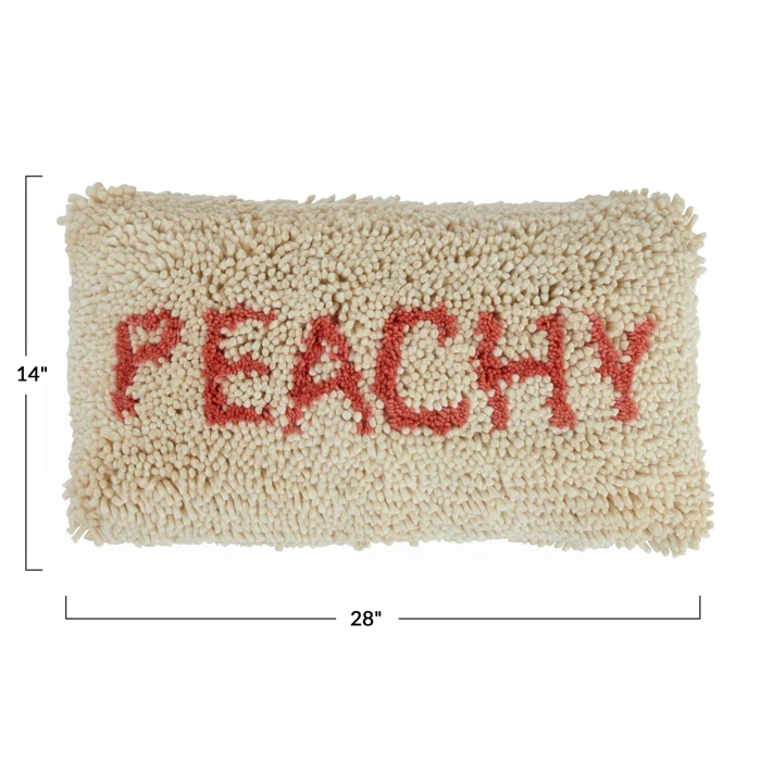 Creative Co-Op Embroidered Cotton Blend Pillow Cover