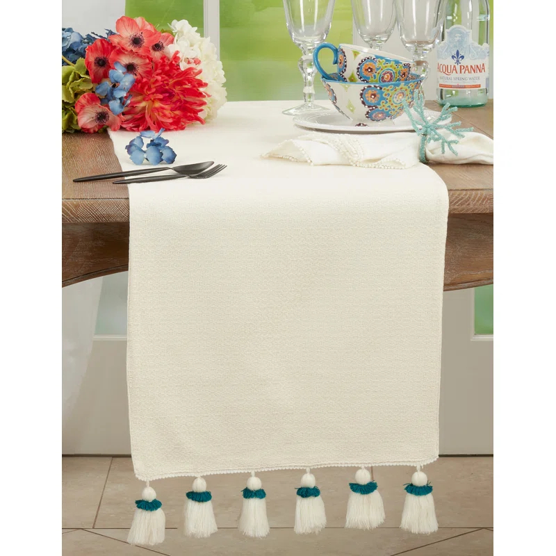 Olivia Collection Cotton Blend Table Runner