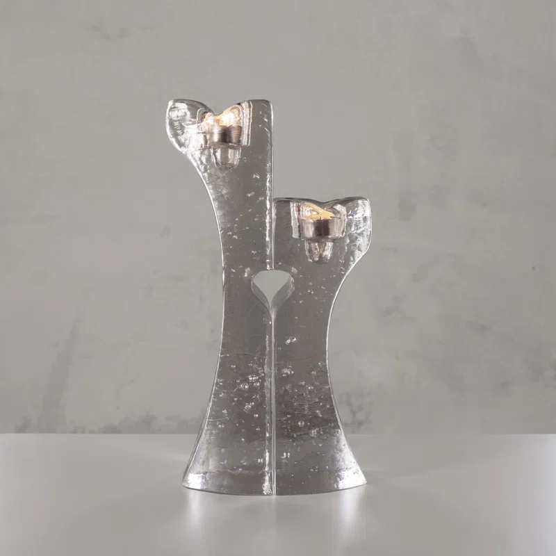 Kosta Boda Connect 8.625'' H Glass Tabletop Candlestick
