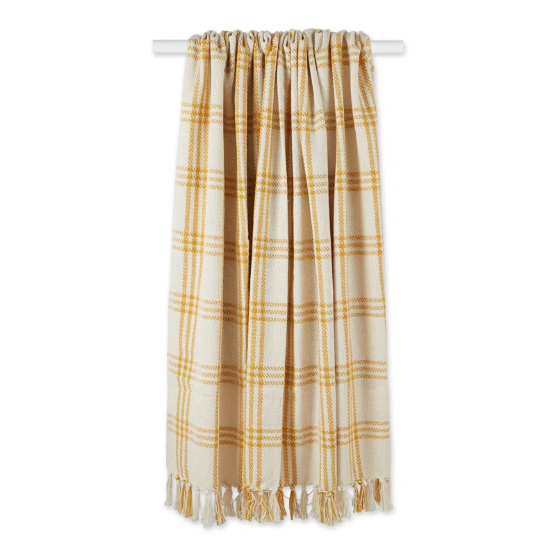 Design Imports Hand Woven Throw Blanket